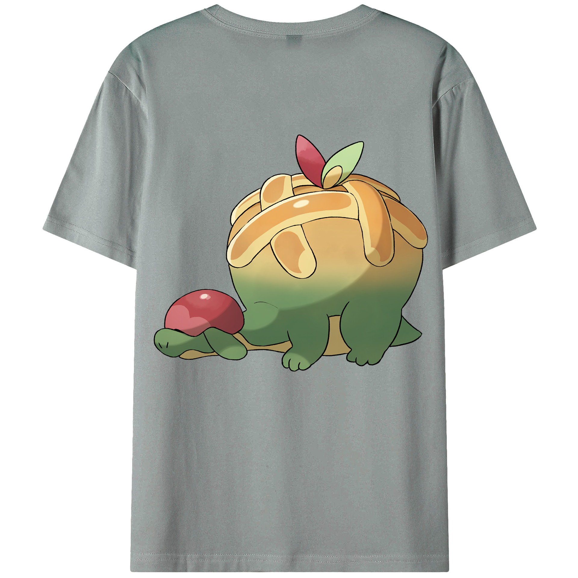 （画像用） ポケットモンスター Pokémon 綿100％ メンズ半袖Tシャツ（バックプリント） 通気性
